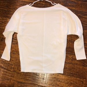 off the shoulder sweater